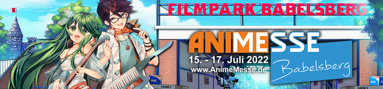 Anime Messe Babelsberg vom 15. bis 17. Juli im Filmpark Babelsberg bei Berlin.