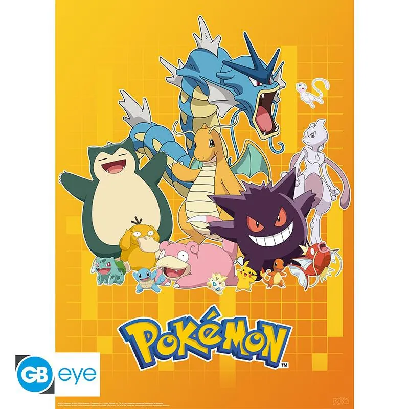 Preview: Pokémon - Chibi Poster Set - Colourful Characters - ABYStyle