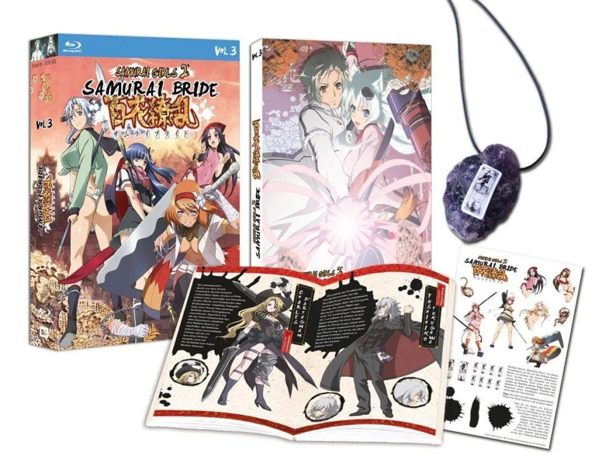 Preview: Samurai Bride (Hyakka Ryouran) - Vol. 1 bis 3 - Komplett - Blu-ray / BD