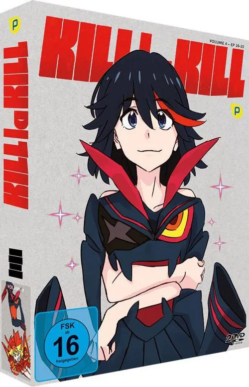 Preview: KILL la KILL - DVD Bundle Vol. 1 bis 4 + Sammelschuber - KOMPLETT