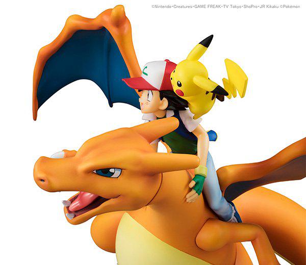 Preview: Ash Ketchum mit Pikachu und Glurak - Megahouse G.E.M. Series
