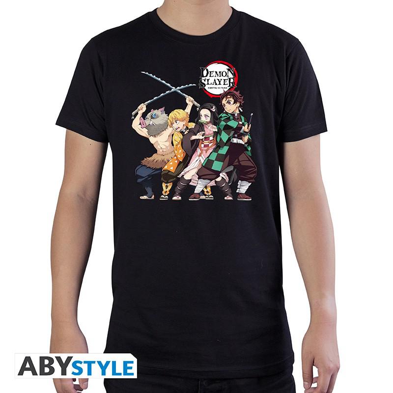 Preview: Demon Slayer - T-Shirt - Gruppen Motiv - Größe M - AbyStyle