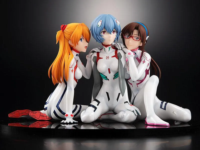 Preview: Asuka & Rei & Mari - Evangelion: 3.0+1.0 - Statue 1/8 - Newtype Cover Ver. - Kadokawa