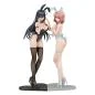 Preview: Black Bunny Aoi & White Bunny Natsume - Ikomochi Original Character - Statuen 1/6 - Ensoutoys