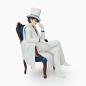 Preview: Kaito Kid (auf dem Stuhl) - Premium Grace Situation Figur - Sega