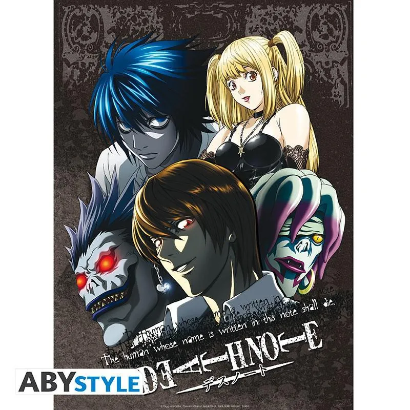 Preview: L & Group - Set 2 Chibi Poster - (52x38 cm) - Death Note - AbyStyle