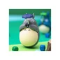 Preview: Totoro - Mein Nachbar Totoro - Figur mit rundem Boden - Big Totoro with leaf - Semic