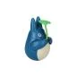 Preview: Mittlerer Totoro mit Blatt - Mein Nachbar Totoro - Figur mit rundem Boden - Semic