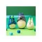Preview: Mittlerer Totoro mit Blatt - Mein Nachbar Totoro - Figur mit rundem Boden - Semic