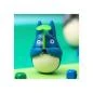 Preview: Mittlerer Totoro mit Blatt - Mein Nachbar Totoro - Figur mit rundem Boden - Semic