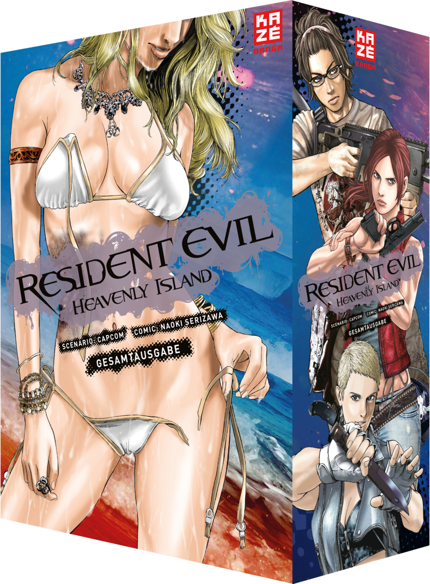 Preview: Resident Evil – Heavenly Island – - Kaze - Box: Gesamtausgabe (Band 01 - 05)
