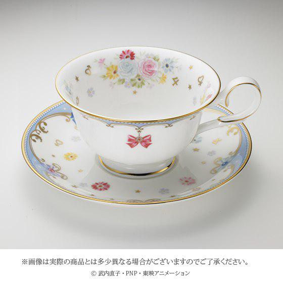 Preview: Sailor Moon Porzellantasse mit Unterteller - Blaue Edition - Premium Bandai X Noritake