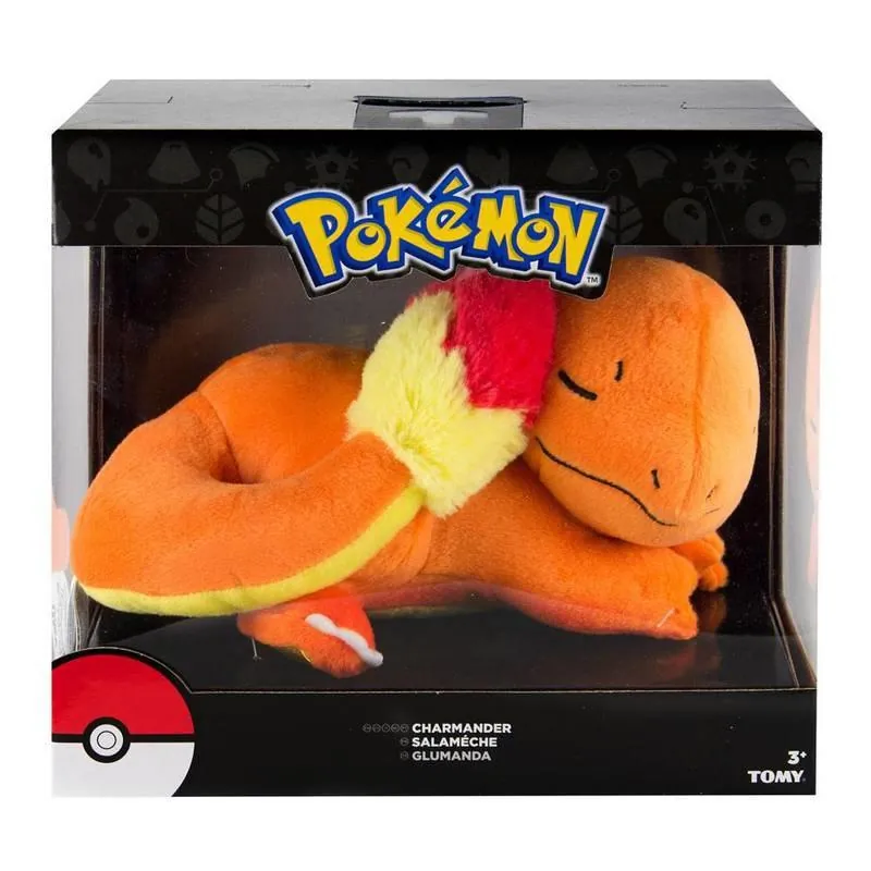 Preview: Schlafendes Glumanda - Pokemon Plüschtier - Tomy