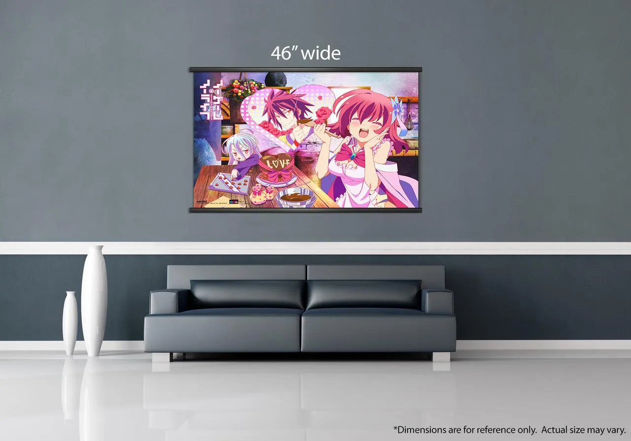 Preview: Shiro, Sora & Stephanie - Wallscroll - No Game No Life - 20312