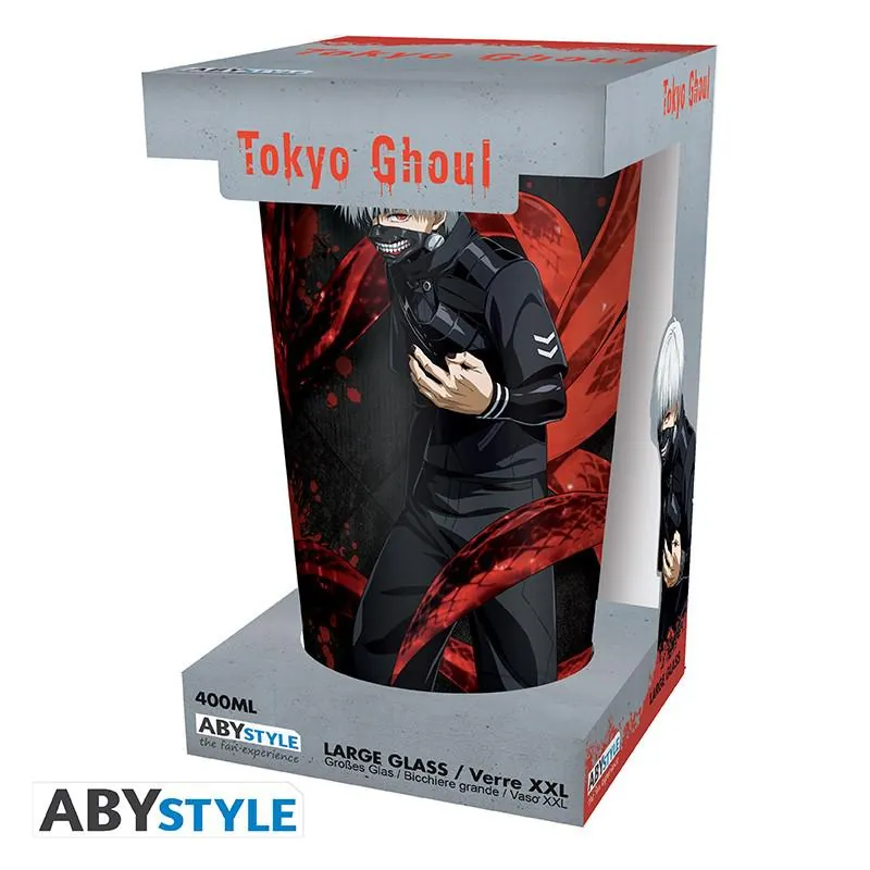 Preview: Tokyo Ghoul - Kaneki & Mask XXL Glas - 400ml - AbyStyle