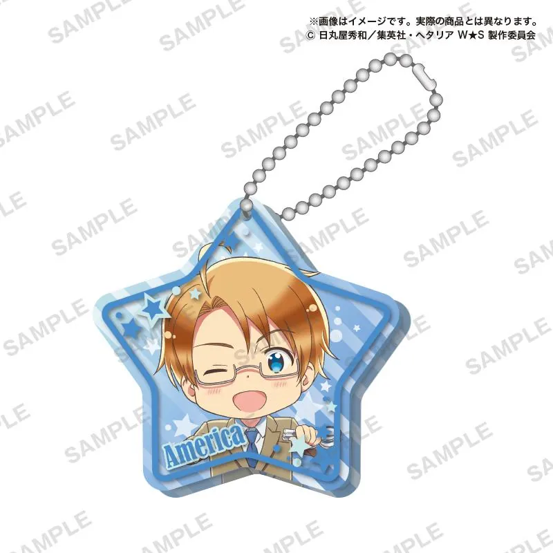 Preview: Lucky Box - Hetalia World Stars - Gashapon Acryl-Anhänger - Bushiroad