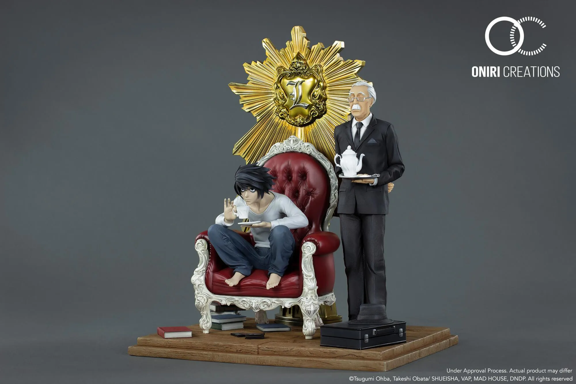 Preview: L und Watari - Death Note Diorama - Oniri Creations