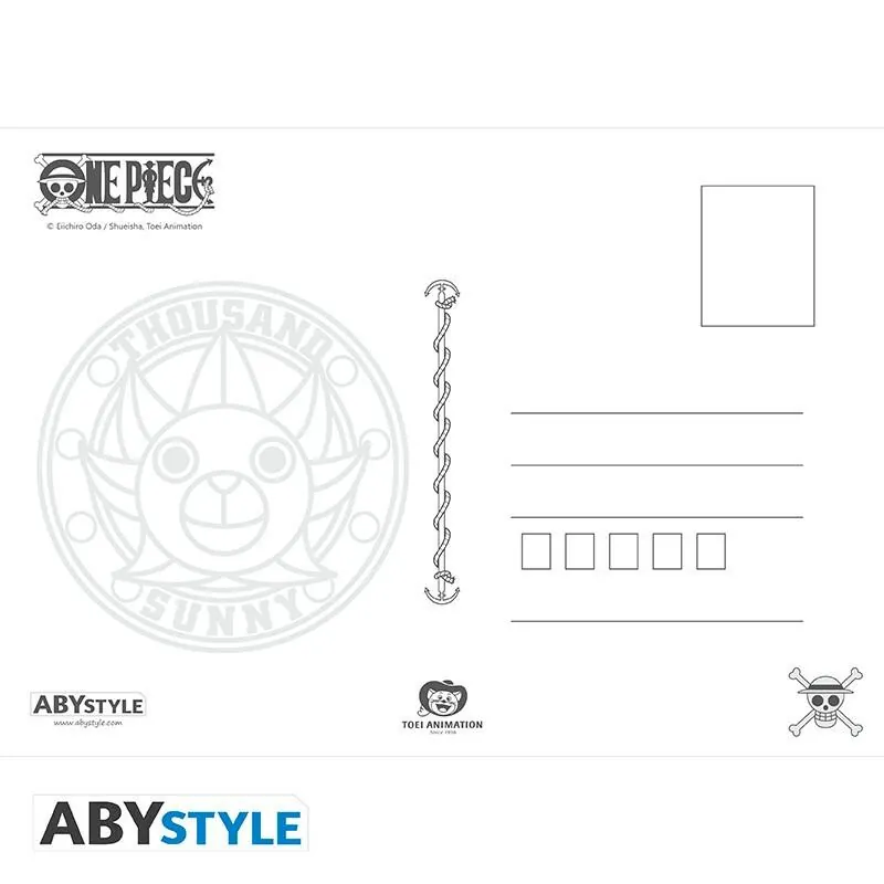 Preview: One Piece - 5 Postkarten (14,8 x 10,5 cm) - Wanted Set 1 - AbyStyle