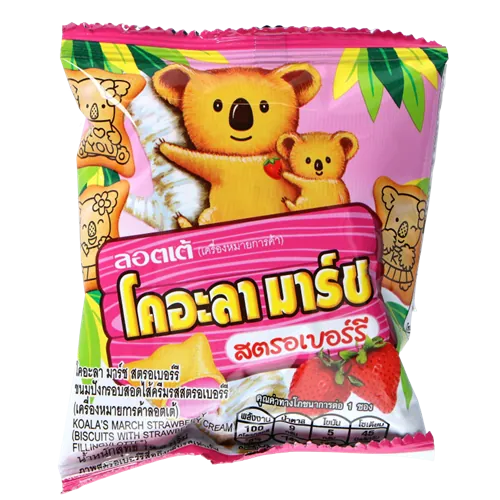 Preview: Koala Kekse mit Erdbeerfüllung - Mini Packung von LOTTE Preview: Koala Kekse mit Erdbeerfüllung - Mini Packung von LOTTE