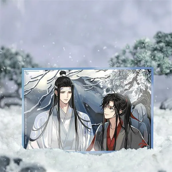 Preview: Wei Wuxian & Lan Wangji (Cang Xue Lin Su Ver.) - The Master of Diabolism / Mo Dao Zu Shi - großes Set mit Acrylaufstellern, Buttons, Shikishi, Schlüsselanhängern uvm. - Hobby Rangers