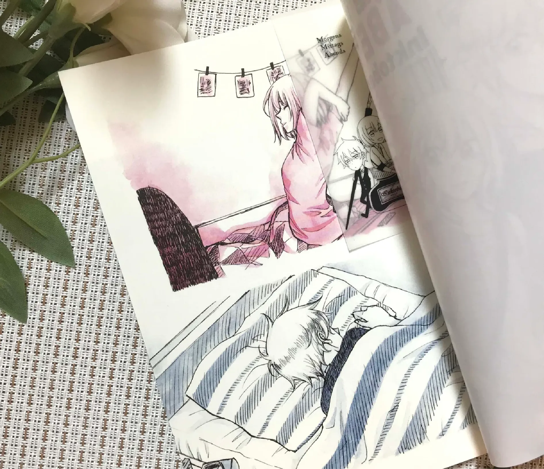 Preview: Illustriertes Kunstbuch: Morgens Mittags Abends Zine (2017) - nayght-tsuki - Einzelband