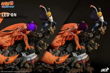 Battle of Destiny: Namikaze Minato vs Kurama - Naruto Shippuden Statue - HEX Collectibles