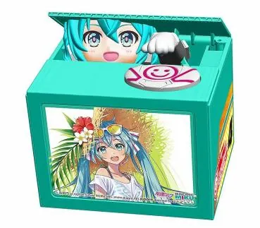 Hatsune Miku - GT Project - Racing Miku 2021 Version - Spardose Türkis (009)