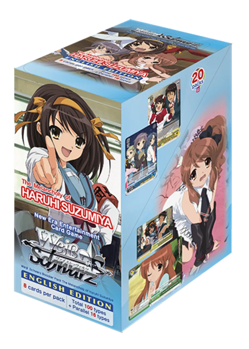 Weiss Schwarz Booster Packung -Die Melancholie der Haruhi Suzumiya (enthält 8 Karten) (englische Version)