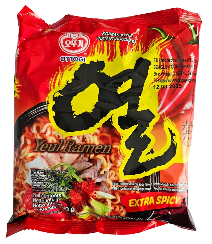 Koreanische Yeul Ramen Extra Scharf von Ottogi