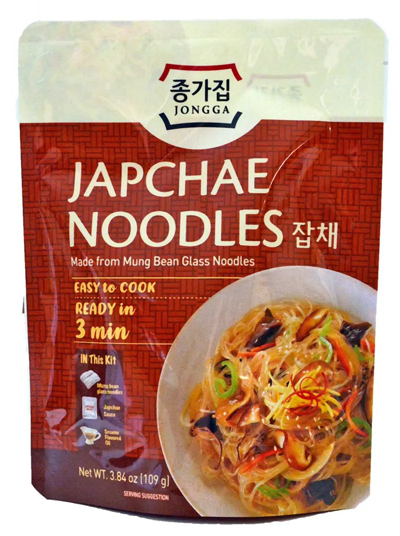 Instant-Nudeln - JAPCHAE - Gebratene Glasnudeln von Jongga