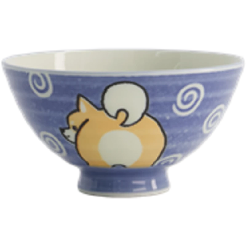 Kawaii Bowl / Schale für Reis - Shiba Blau von TOKYO Design Studio (350ml)