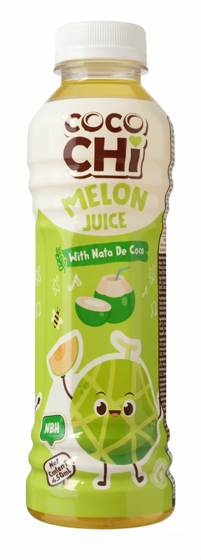 Melonen Drink mit Nata de Coco von Coco Chi [MHD 16.11.25] [EINWEG]