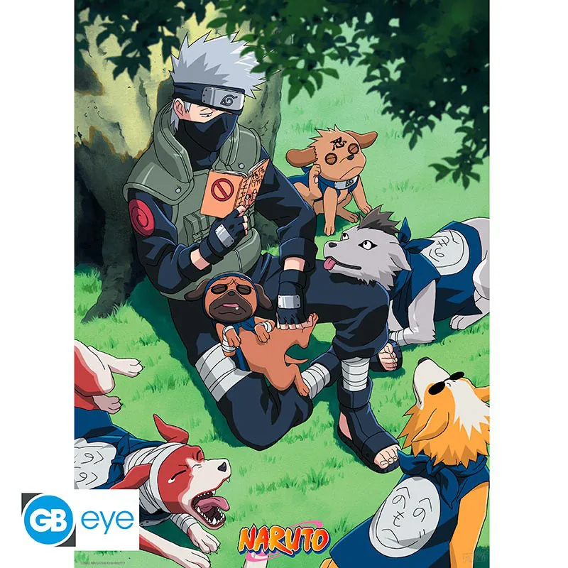 Naruto - Kakashi & Hunde - Poster - ABYStyle