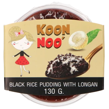 Koon Noo - Schwarzer Reispudding mit Longan von Thai Ha