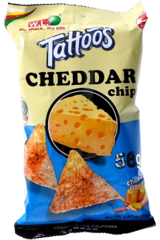 Tattoos Cheddar Tortilla-Chips von W.L.