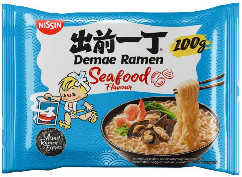 Instant-Nudeln - Demae Ramen Seafood von Nissin