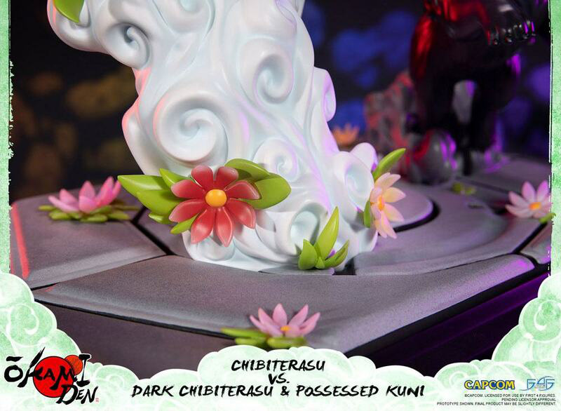 Chibiterasu vs. Dark Chibiterasu und Possessed Kuni - Okamiden - First 4 Figures