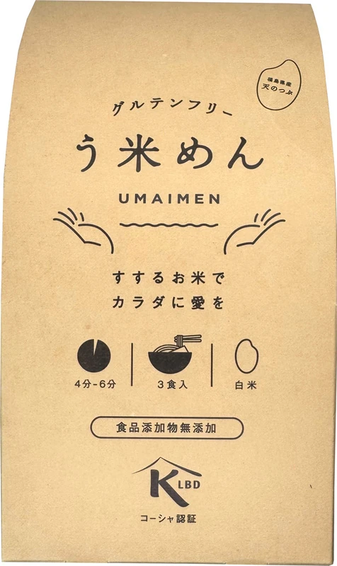Japanische Reisnudeln-Weiß (3er Pack) von KLBD