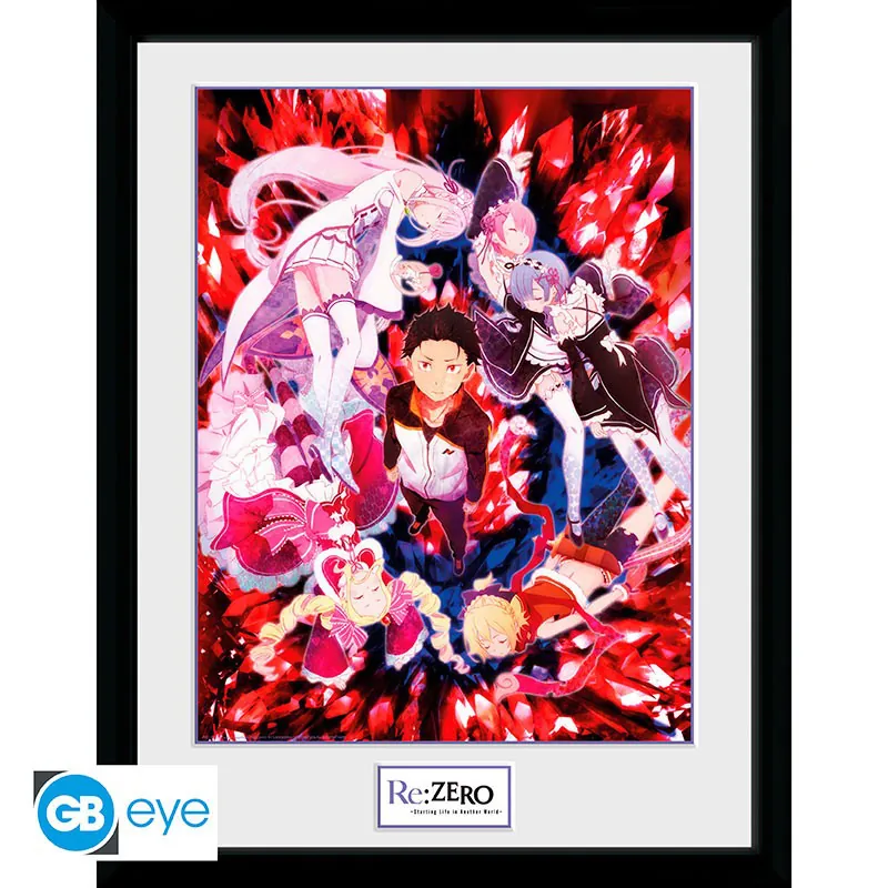 Re:Zero - gerahmtes Poster - Key Art - ABYStyle