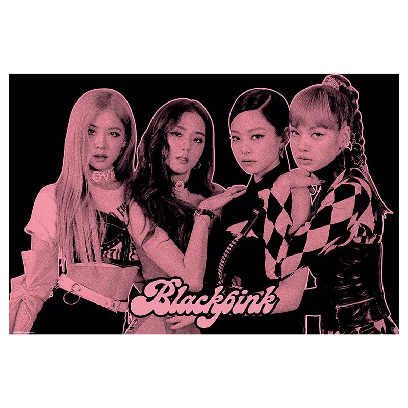 Black Pink - Gruppen Poster von GB Eye