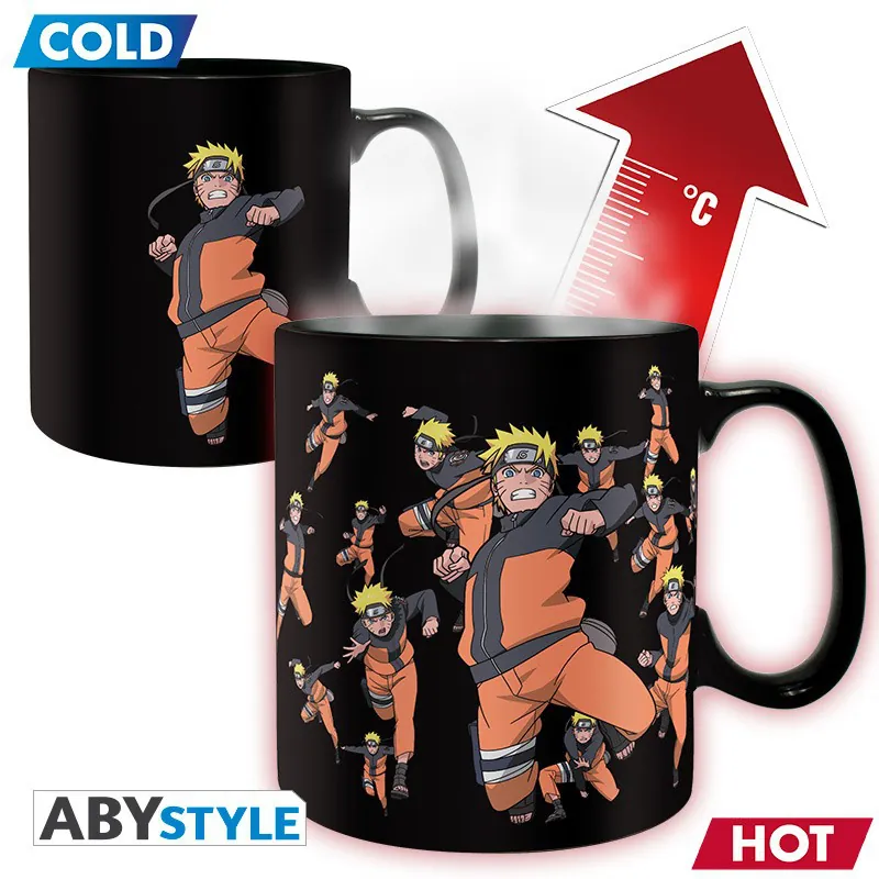 Schattendoppelgänger - Naruto Shippuden - Hot & Cold - 460 ml Farbwechseltasse von ABYStyle