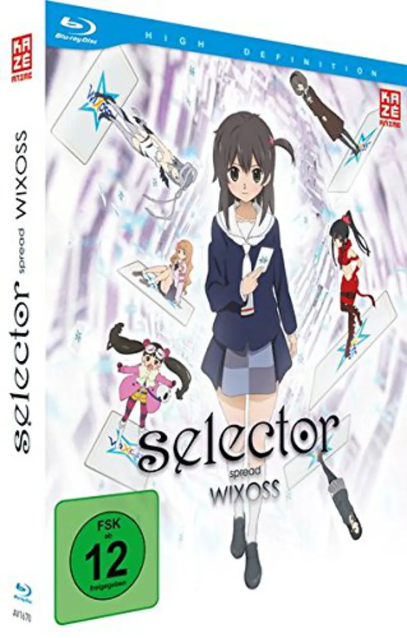 Selector Spread Wixoss - Blu-ray Vol.1&2 + Sammelschuber