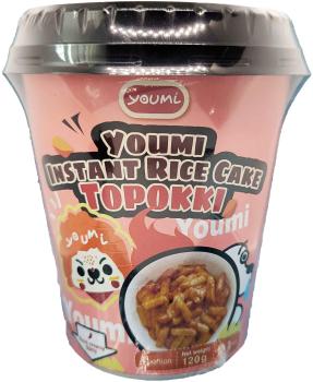 Koreanische Instant Topokki Rose Version - Mild & Cremig - Geschmack von Youmi