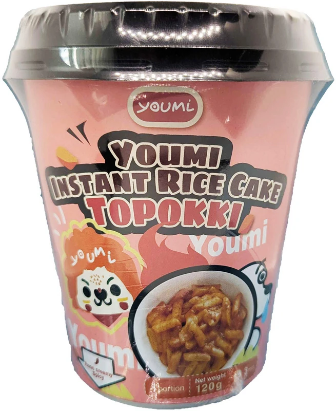 Koreanische Instant Topokki Rose Version - Mild & Cremig - Geschmack von Youmi