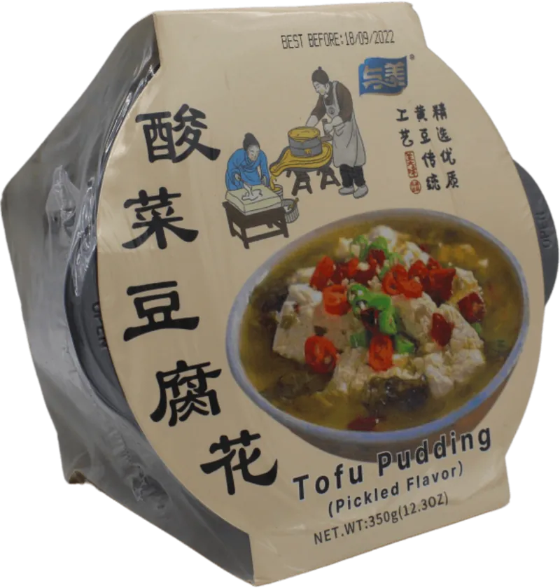 Hot Pot mit Tofu Pudding - Säuerlicher Geschmack -Selbsterwärmend- 