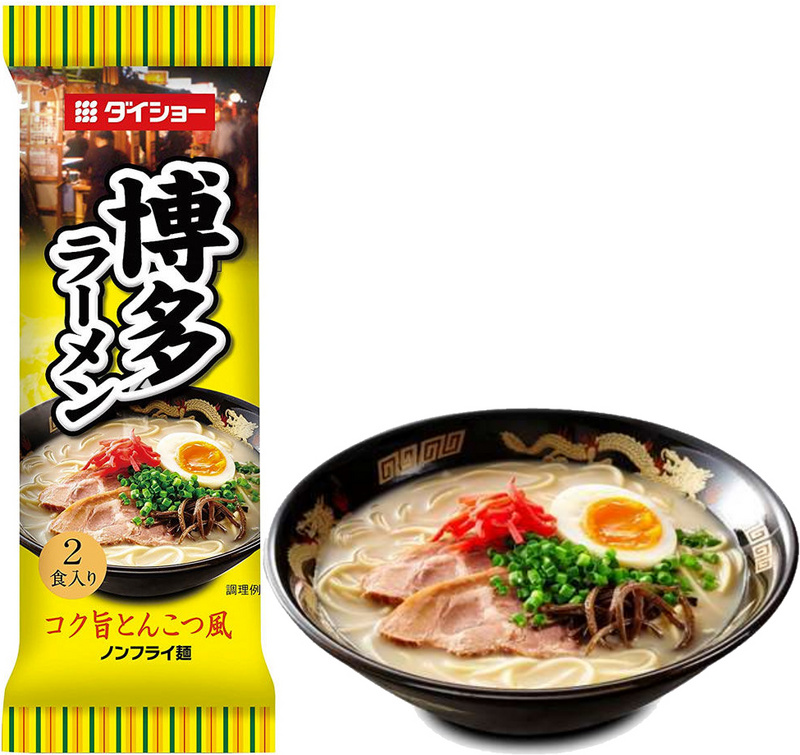 Original Ramen - Hakata Rich Tonkotsu Ramen mit Schweinefleisch-Geschmack von Daisho