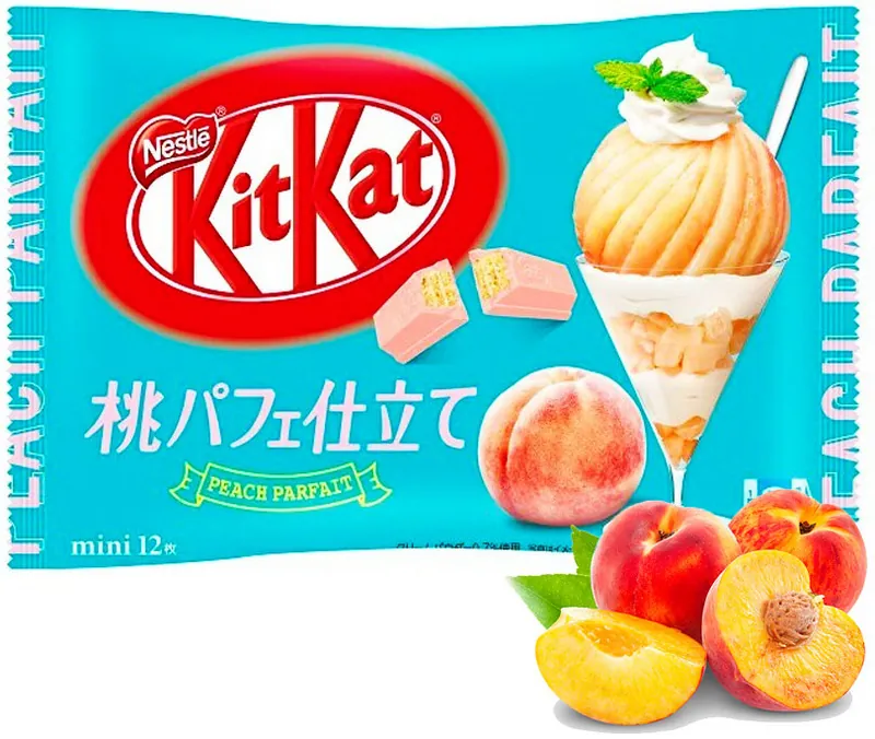 KitKat Mini Peach Parfait