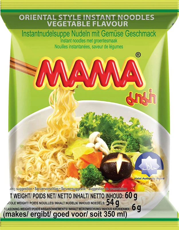 Instant-Nudeln - Gemüse Geschmack - Vegetarisch von MAMA