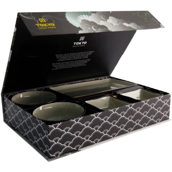 Geschenke Set Schalen "Glasiges Grau" (8-teilig) von TOKYO Design Studio