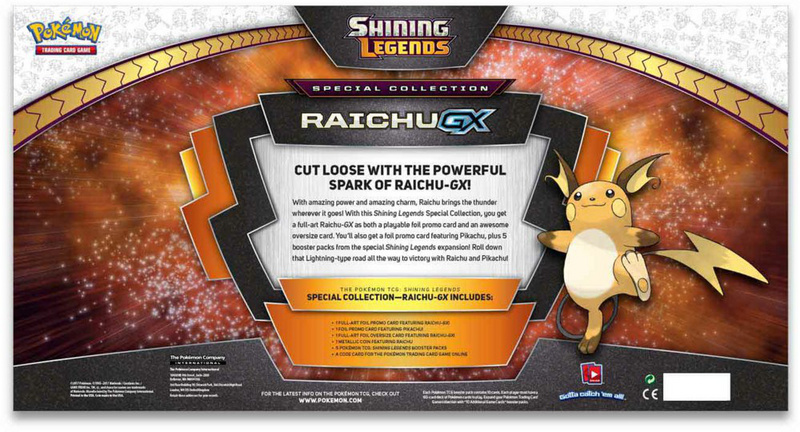 Pokemon TCG - Schimmernde Legenden 3.5 Raichu-GX Box (Sammelkartenspiel, deutsch)